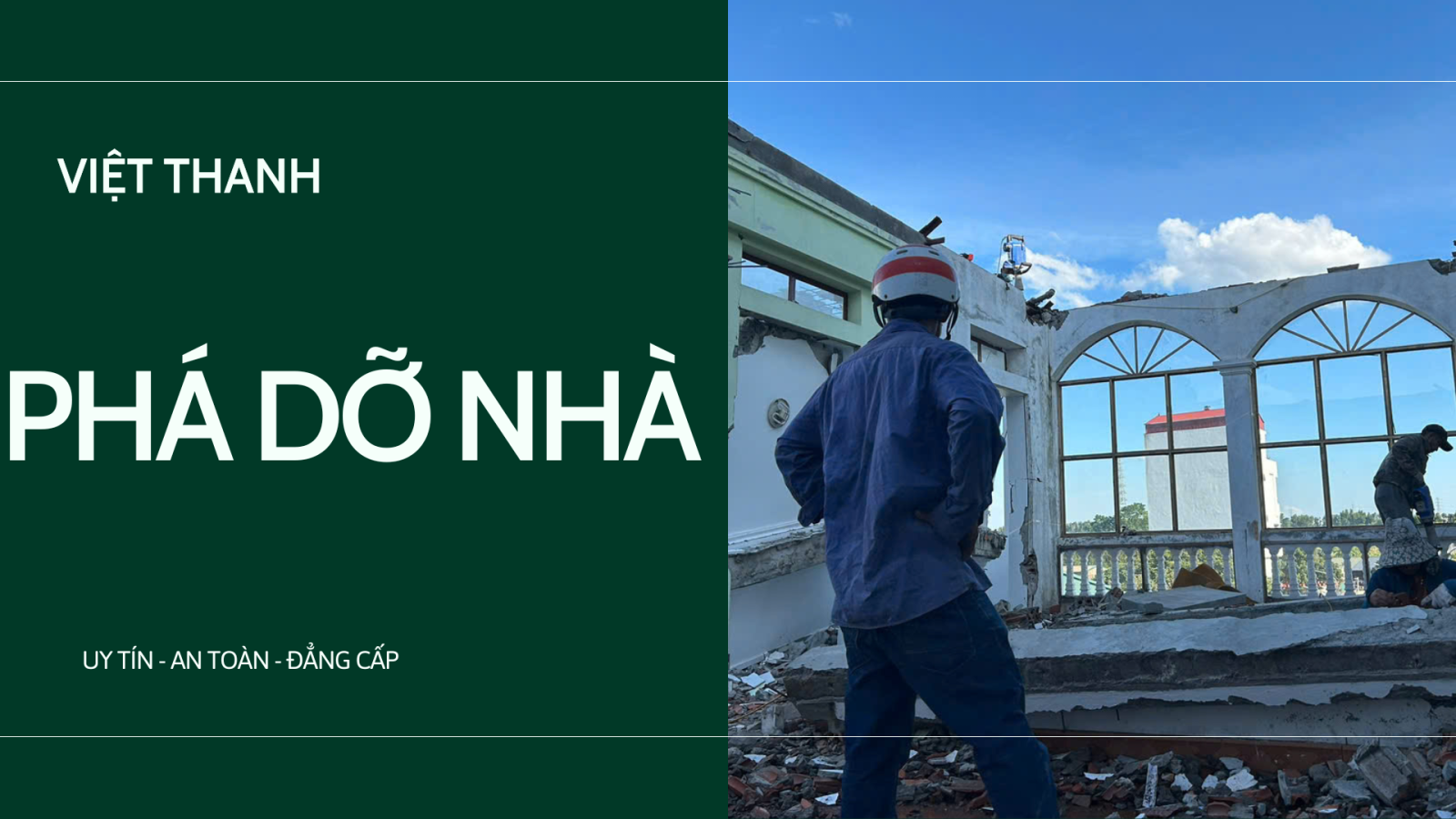 Tại sao nên thuê dịch vụ phá dỡ nhà chuyên nghiệp thay vì tự làm