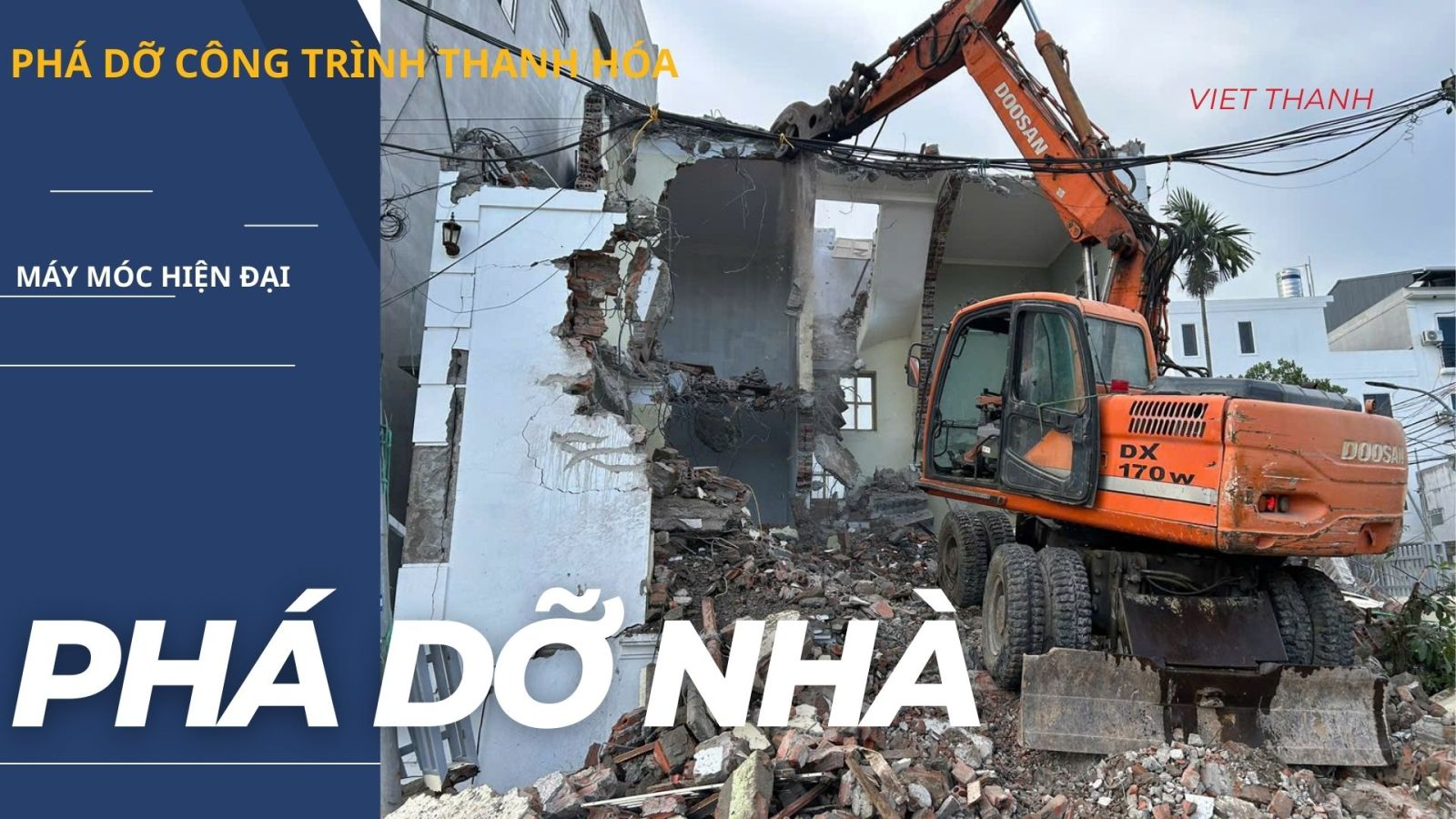 Dịch vụ phá dỡ nhà tại thanh hóa