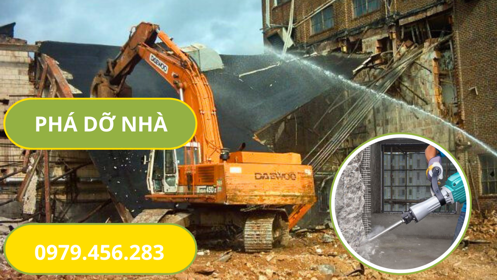 Phá dỡ nhà Nam Định trọn gói tiết kiệm chi phí cho gia đình