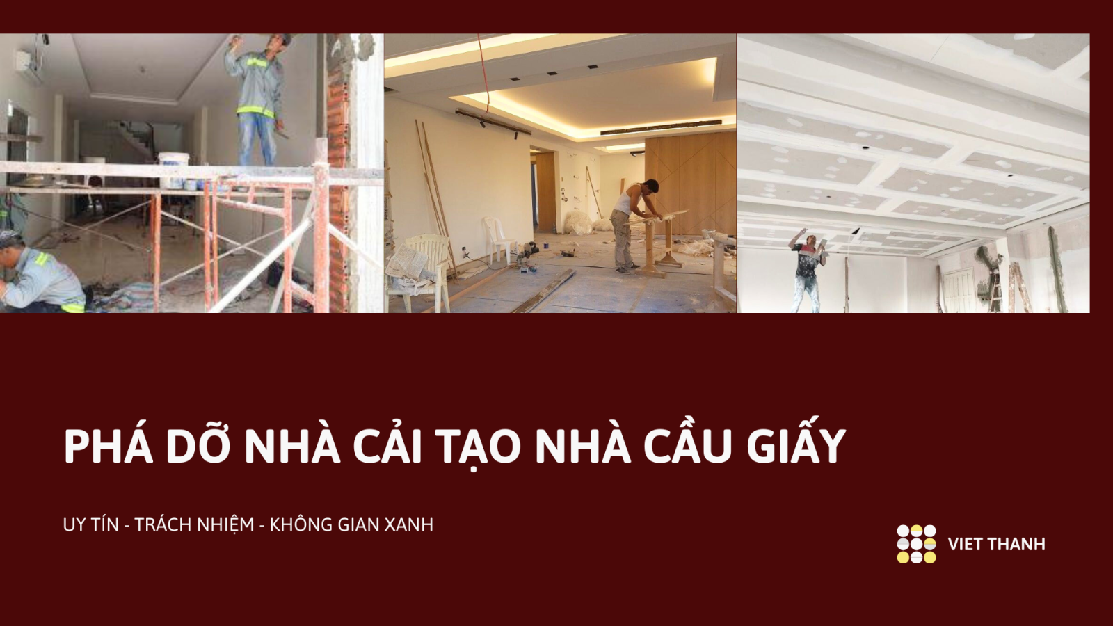 Dịch vụ sửa nâng cấp nhà quận Cầu Giấy